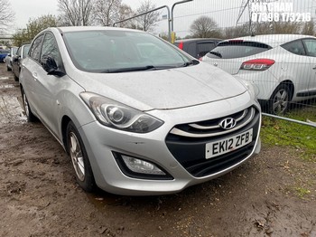 Location: Mitcham - 2012 HYUNDAI I30 ACTIVE 5 Door Hatchback REG: EK12ZFB, Keys: No, MOT Expiry date: 28/05/2026, 1396 Petrol, 6 Speed Manual Petrol, Former Keepers: 10