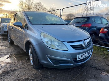 Location: Mitcham - 2009 VAUXHALL CORSA ACTIVE 3 Door Hatchback REG: LB09PVD, Keys: No, MOT Expiry date: 29/07/2025, 1229 Petrol, 5 Speed Manual Petrol, Former Keepers: 3
