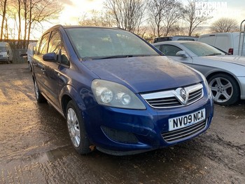 Location: Mitcham - 2009 VAUXHALL ZAFIRA LIFE MPV REG: NV09NCA, Keys: No, MOT Expiry date: 14/08/2026, 1598 Petrol, 5 Speed Manual Petrol, Former Keepers: 4