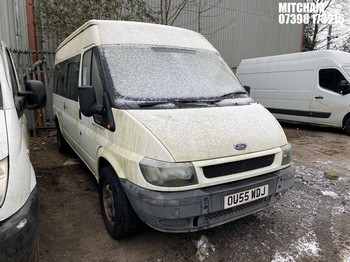Location: Mitcham - 2005 FORD TRANSIT 350 LWB Minibus REG: OU55WDJ, Keys: No, MOT Expiry date: 08/10/2025, 2402 Diesel, 5 Speed Manual Diesel, Former Keepers: 6
