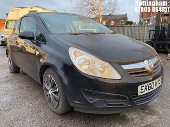 Location: Nottingham - 2010 VAUXHALL CORSA EXCLUSIV 3 Door Hatchback REG: EK60HVS, Keys: No, MOT Expiry date: 04/10/2025, 1398 Petrol, 5 Speed Manual Petrol, Former Keepers: 3
