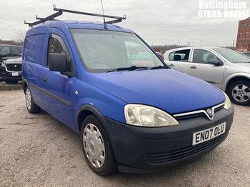 Location: Nottingham - 2007 VAUXHALL COMBO 2000 CDTI+ Car Derived Van REG: EN07OLU, Keys: No, MOT Expiry date: 21/11/2025, 1248 Diesel, 5 Speed Manual Diesel, Former Keepers: 4