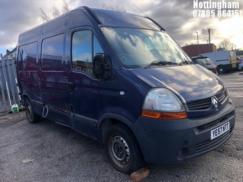 Location: Nottingham - 2007 RENAULT MASTER MM33 DCI 100 Panel Van REG: YE57NTT, Keys: No, MOT Expiry date: 18/04/2025, 2464 Diesel, 6 Speed Manual Diesel, Former Keepers: 3