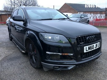 Location: Nottingham - 2010 AUDI Q7 SE TDI QUATTRO AUTO ESTATE REG: LM60JFJ, 2967cc DIESEL, 8 SPEED AUTO DIESEL, Former Keepers: 7, Keys: Yes, MOT Expiry date: 13/02/2026