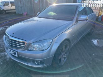 Location: Peterborough - 2007 MERCEDES C220 ELEGANCE CDI A 4 Door Saloon REG: AP57LXR, Keys: No, MOT Expiry date: 26/01/2026, 2148 Diesel, 5 Speed Auto Diesel, Former Keepers: 8