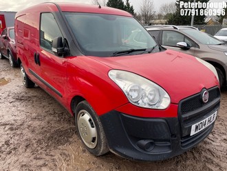 Location: Peterborough - 2014 FIAT DOBLO 16V MULTIJET Panel Van REG: WO14HLR, Keys: No, MOT Expiry date: 09/10/2024, 1248 Diesel, 5 Speed Manual Diesel, Former Keepers: 5