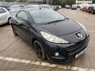 Location: Brentwood - 2010 PEUGEOT 207 SPORT CC Convertible REG: BD10YBP, Keys: No, MOT Expiry date: 03.06.2025, 1598 Petrol, 5 Speed Manual Petrol, Former Keepers: 5