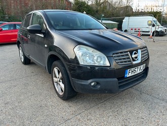 Location: Brentwood - 2007 NISSAN QASHQAI TEKNA 2WD CVT 5 Door Hatchback REG: FH57VJV, Keys: No, MOT Expiry date: 18/11/2026, 1997 Petrol, Variable Speed Auto Petrol, Former Keepers: 2