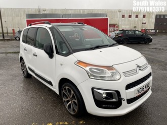 Location: South Wales - 2016 CITROEN C3 PICASSO PLATINUM BLUEH MPV REG: YG16KND, Keys: No, MOT Expiry date: 28-02-2025, 1560 Diesel, 5 Speed Manual Diesel, Former Keepers: 3