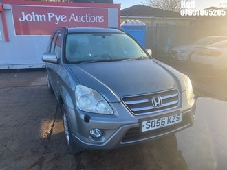 Location: Hull - 2007 HONDA CR-V VTEC EXECUTIVE Estate REG: SO56KZS, Keys: No, MOT Expiry date: 30/07/2025, 1998 Petrol, 5 Speed Manual Petrol, Former Keepers: 6