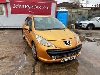 Location: Hull - 2008 PEUGEOT 207 SPORT HDI 110 5 Door Hatchback REG: BF08ZPE, Keys: No, MOT Expiry date: 10/02/2026, 1560 Diesel, 5 Speed Manual Diesel, Former Keepers: 11