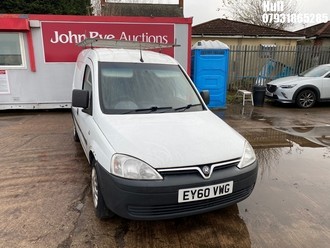 Location: Hull - 2010 VAUXHALL COMBO 1700 CDTI Car Derived Van REG: EY60VWG, Keys: No, MOT Expiry date: 12/12/2025, 1248 Diesel, 5 Speed Manual Diesel, Former Keepers: 7
