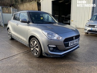 Location: Leeds - 2019 SUZUKI SWIFT ATTITUDE DUALJET 5 Door Hatchback REG: DF68YHB, Keys: Yes, MOT Expiry date: 26-03-2026, 1242 Petrol, 5 Speed Manual Petrol, Former Keepers: 3
