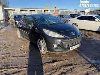 Location: Leeds - 2012 PEUGEOT 207 CC ALLURE Convertible REG: MA12NNP, 1598cc Petrol, 5 Speed Manual Petrol, Former Keepers: 3, Keys: Yes, MOT: Expiry date16-06-2025