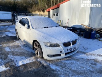 Location: Leeds - 2009 BMW 325I SE AUTO Coupe REG: FY09OVZ, Keys: No, MOT Expiry date: 31-05-2025, 2996 Petrol, 6 Speed Auto Petrol, Former Keepers: 5