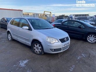 Location: Leeds - 2005 VOLKSWAGEN POLO S 55 5 Door Hatchback REG: AF55NHB, Keys: No, MOT Expiry date: 28-01-2026, 1198 Petrol, 5 Speed Manual Petrol, Former Keepers: 4