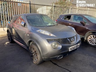 Location: Hayes - 2010 NISSAN JUKE ACENTA PREMIUM 5 Door Hatchback REG: ND60OEN, Keys: No, MOT Expiry date: 11/05/2026, 1598 Petrol, 5 Speed Manual Petrol, Former Keepers: 10