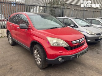 Location: Hayes - 2008 HONDA CR-V EX I-VTEC AUTO Estate REG: CP08CAP, Keys: No, MOT Expiry date: 13/10/2025, 1997 Petrol, 5 Speed Auto Petrol, Former Keepers: 7