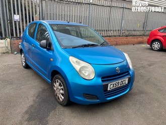 Location: Hayes - 2010 SUZUKI ALTO SZ3 5 Door Hatchback REG: CX59OCL, Keys: No, MOT Expiry date: 20/11/2025, 996 Petrol, 5 Speed Manual Petrol, Former Keepers: 4