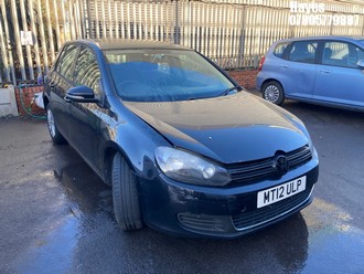 Location: Hayes - 2012 VOLKSWAGEN GOLF S TSI 5 Door Hatchback REG: MT12ULP, Keys: No, MOT Expiry date: 11/06/2025, 1197 Petrol, 5 Speed Manual Petrol, Former Keepers: 6