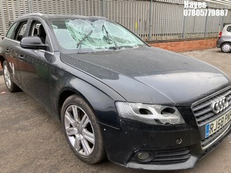 Location: Hayes - 2009 AUDI A4 SE AVANT TFSI AUTO Estate REG: RJ58PNF, Keys: No, MOT Expiry date: 11/12/2025, 1798 Petrol, Variable Speed Auto Petrol, Former Keepers: 6