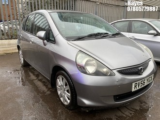 Location: Hayes - 2006 HONDA JAZZ SE CVT 5 Door Hatchback REG: RV56YGX, Keys: No, MOT Expiry date: 11/11/2025, 1339 Petrol, Variable Speed Auto Petrol, Former Keepers: 9