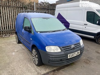 Location: Hayes - 2007 VOLKSWAGEN CADDY 69PS SDI Car Derived Van REG: EU07LDK, Keys: No, MOT Expiry date: 03/12/2024, 1968 Diesel, 5 Speed Manual Diesel, Former Keepers: 5