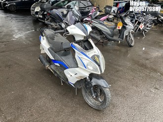 Location: Hayes - 2017 LEXMOTO FMR 50 WY 50 QT-58 Moped REG: EX17YYC, Keys: No, MOT Expiry date: 29/10/2022, 50 Petrol, AUTOMATIC, Former Keepers: 9