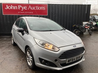 Location: Stapleford - 2014 FORD FIESTA ZETEC TDCI 5 Door Hatchback REG: WF64BVK, Keys: Yes, MOT Expiry date: 23/10/2026, 1499 Diesel, 5 Speed Manual Diesel, Former Keepers: 4
