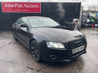 Location: Stapleford - 2008 AUDI A5 T FSI 6SP Coupe REG: AG58HWM, Keys: Yes, MOT Expiry date: 30/09/2026, 1798 Petrol, 6 Speed Manual Petrol, Former Keepers: 8