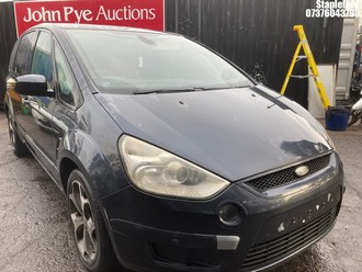 Location: Stapleford - 2007 FORD S-MAX TITANIUM TDCI 6G MPV REG: AV07UBN, Keys: Yes, MOT Expiry date: 31/03/2026, 1997 Diesel, 6 Speed Manual Diesel, Former Keepers: 7