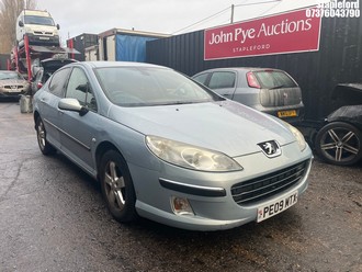 Location: Stapleford - 2009 PEUGEOT 407 SE HDI 4 Door Saloon REG: PE09MTX, Keys: Yes, MOT Expiry date: 27/04/2026, 1560 Diesel, 5 Speed Manual Diesel, Former Keepers: 9
