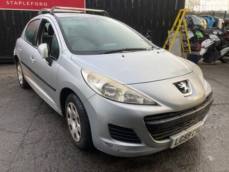 Location: Stapleford - 2009 PEUGEOT 207 S 5 Door Hatchback REG: LG59CXL, Keys: No, MOT Expiry date: 14/04/2026, 1397 Petrol, 5 Speed Manual Petrol, Former Keepers: 7