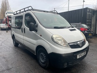 Location: Stapleford - 2012 VAUXHALL VIVARO 2900 CDTI LWB Panel Van REG: YP12LUR, Keys: Yes, MOT Expiry date: 18/08/2026, 1995 Diesel, 6 Speed Manual Diesel, Former Keepers: 7