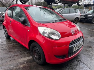 Location: Stapleford - 2012 CITROEN C1 VTR+ 3 Door Hatchback REG: YY12BCZ, Keys: No, MOT Expiry date: 28/01/2026, 998 Petrol, 5 Speed Manual Petrol, Former Keepers: 4