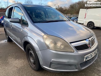 Location: Manchester - 2006 VAUXHALL ZAFIRA LIFE MPV REG: MK06VND, 1598 Petrol, 5 Speed Manual Petrol, Former Keepers: 5, Keys: No, MOT Expiry date: 23/02/2026