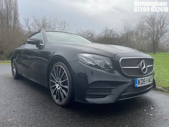 Location: Birmingham - 2020 MERCEDES-BENZ E400 AMG LINE PREM + D4 CONVERTIBLE REG: KO69MZE, 2925CC DIESEL, 9 SPEED AUTO, Former Keepers: 1, Keys: Yes, MOT Expiry date: