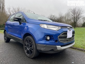 Location: Birmingham - 2017 FORD ECOSPORT TITANIUM S 5 Door Hatchback REG: MW17YHB, 998cc Petrol, 5 Speed Manual Petrol, Former Keepers: 6, Keys: Yes, MOT Expiry date: 11/08/2026