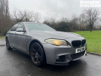 Location: Birmingham - 2012 BMW 520D M SPORT AUTO 4 DOOR SALOON REG: YF12XXB, 1995 CC DIESEL, 8 SPEED AUTO DIESEL, Former Keepers: 10, Keys: Yes, MOT Expiry date: 18/08/2026