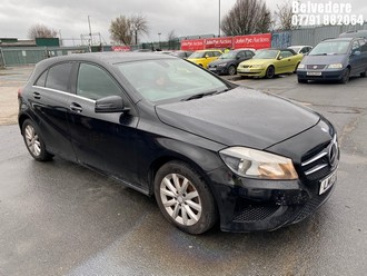 Location: Belvedere - 2013 MERCEDES-BENZ A180 BLUEEFFICIENCY SE AU 5 Door Hatchback REG: LM13XNG, 1595cc Petrol, 7 Speed Auto Petrol, Former Keepers: 5, Keys: Yes, MOT Expiry date: 14.07.2026
