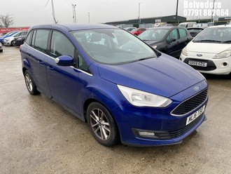 Location: Belvedere - 2016 FORD GRAND C-MAX ZETEC TURBO MPV REG: ML16TBO, 999cc PETROL, 6 SPEED MANUAL PETROL, Former Keepers: 2, Keys: Yes, MOT Expiry date: 02/04/2026