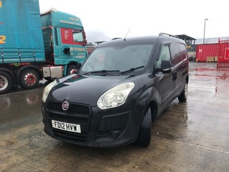 Location: Edinburgh - 2012 FIAT DOBLO 16V MULTIJET Panel Van REG: FD12HVW, Keys: No, MOT Expiry date: 18/08/2026, 1248 Diesel, 5 Speed Manual Diesel, Former Keepers: 6