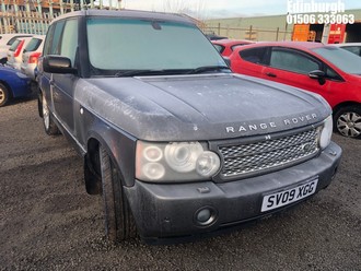 Location: Edinburgh - 2009 LAND ROVER RANGE ROVER VOGUE SE A Estate REG: SV09XGG, Keys: No, MOT Expiry date: 12/04/2024, 3628 Diesel, 6 Speed Auto Diesel, Former Keepers: 3
