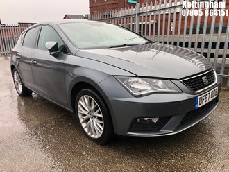 Location: Nottingham - 2018 SEAT LEON SE DYNAMIC TECHNOLOG 5 Door Hatchback REG: DF67ODB, Keys: No, MOT Expiry date: 21/05/2026, 1598 Diesel, 5 Speed Manual Diesel, Former Keepers: 2