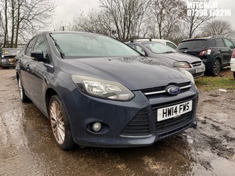 Location: Mitcham - 2014 FORD FOCUS ZETEC TURBO 5 Door Hatchback REG: HW14FWS, Keys: No, MOT Expiry date: 27/06/2025, 998 Petrol, 5 Speed Manual Petrol, Former Keepers: 5