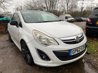 Location: Mitcham - 2013 VAUXHALL CORSA 3 Door Hatchback REG: GP62FZR, Keys: No, MOT Expiry date: 16/04/2026, 1229 Petrol, 5 Speed Manual Petrol, Former Keepers: 6