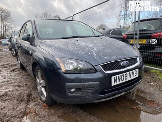 Location: Mitcham - 2008 FORD FOCUS ZETEC CLIMATE 5 Door Hatchback REG: MV08VYB, Keys: No, MOT Expiry date: 30/06/2026, 1596 Petrol, 5 Speed Manual Petrol, Former Keepers: 4