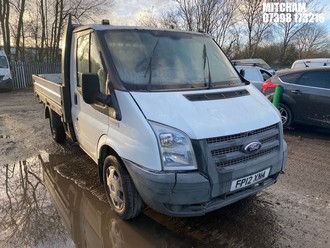 Location: Mitcham - 2012 FORD TRANSIT 100 T300 RWD Dropside Lorry REG: FP12XNA, Keys: No, MOT Expiry date: 18/10/2025, 2198 Diesel, 6 Speed Manual Diesel, Former Keepers: 5