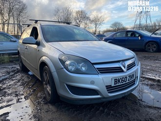 Location: Mitcham - 2010 VAUXHALL ASTRA SPORTIVE CDTI Car Derived Van REG: BK60ZHV, Keys: No, MOT Expiry date: 02/04/2026, 1686 Diesel, 6 Speed Manual Diesel, Former Keepers: 8