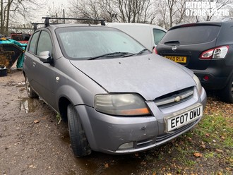Location: Mitcham - 2007 CHEVROLET KALOS SX AUTO 5 Door Hatchback REG: EF07OWU, Keys: No, MOT Expiry date: 11/06/2024, 1399 Petrol, 5 Speed Auto Petrol, Former Keepers: 9